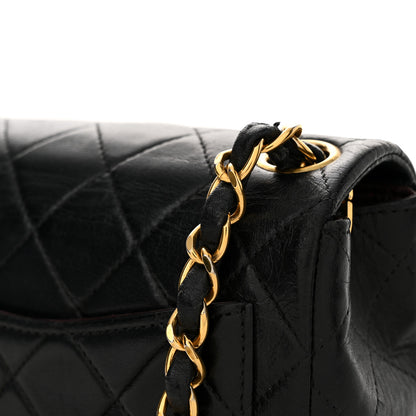 Chanel Lambskin Quilted Mini Square Flap Black 13 of 13