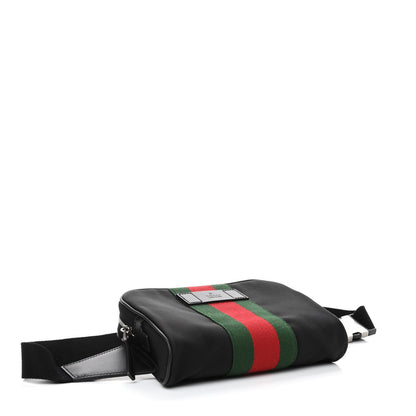 Gucci Canvas Web Slim Belt Bag Black 3 of 4