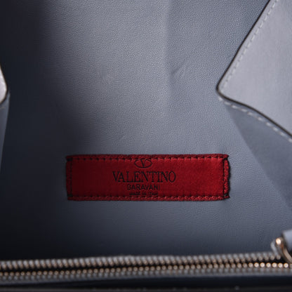 Valentino Garavani Vitello Rockstud Cabana Shoulder Bag London Stone 6 of 7