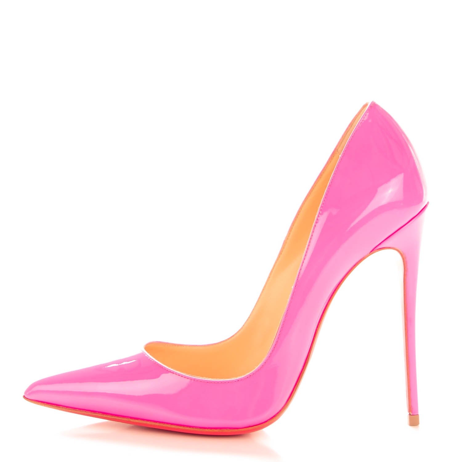 Christian Louboutin Patent So Kate 120 Pumps 37.5 Shocking Pink 1 of 10