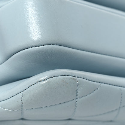 Chanel Lambskin Quilted Small Trendy CC Flap Dual Handle Bag Light Blue 18 of 19