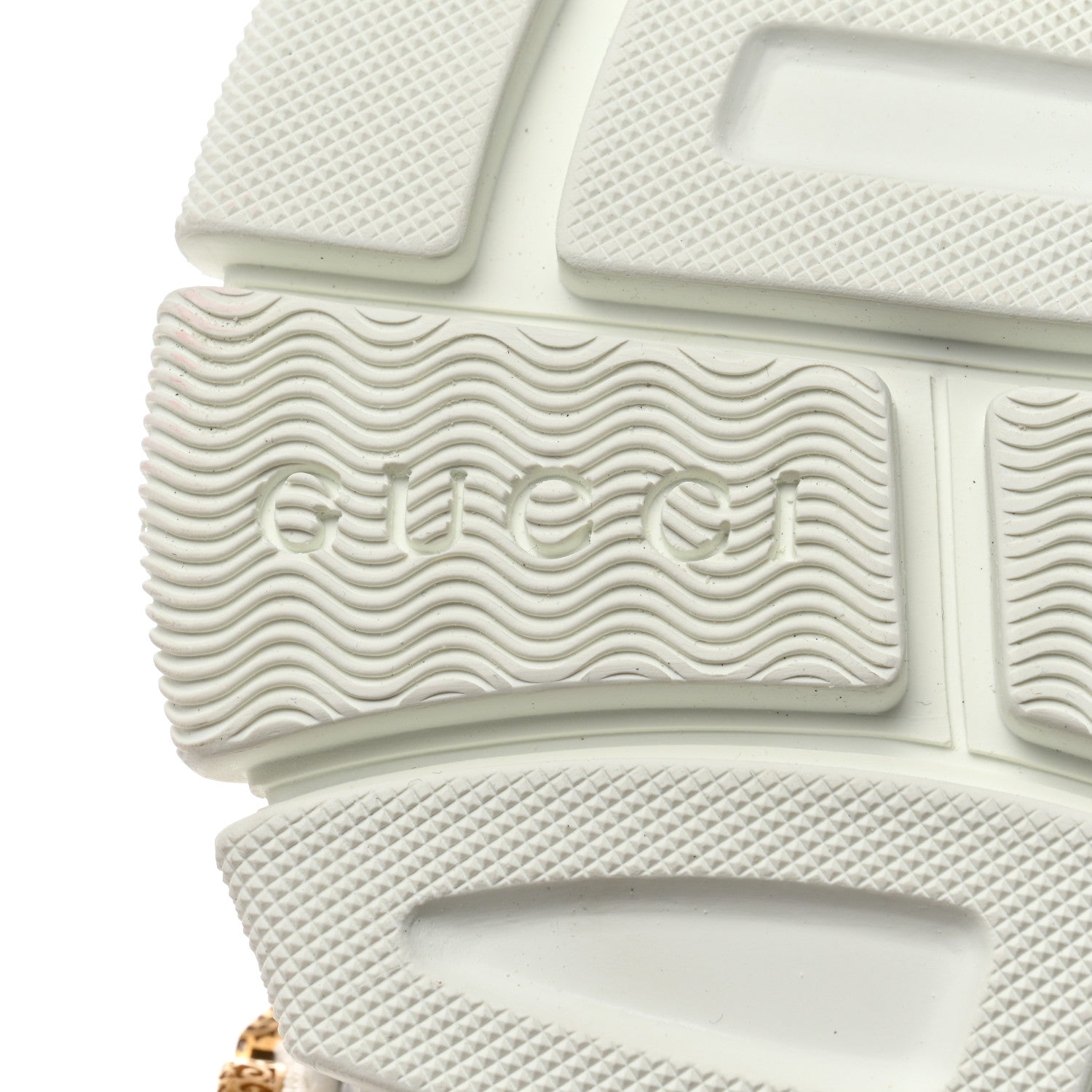 Gucci X SEGA Mesh Calfskin Suede Removable Crystals Womens Flashtrek Sneakers 38.5 Great White 7 of 8