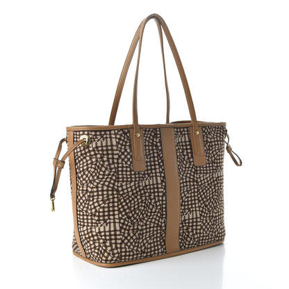 MCM Visetos Medium Liz Reversible Shopper Tote Cognac 11 of 16