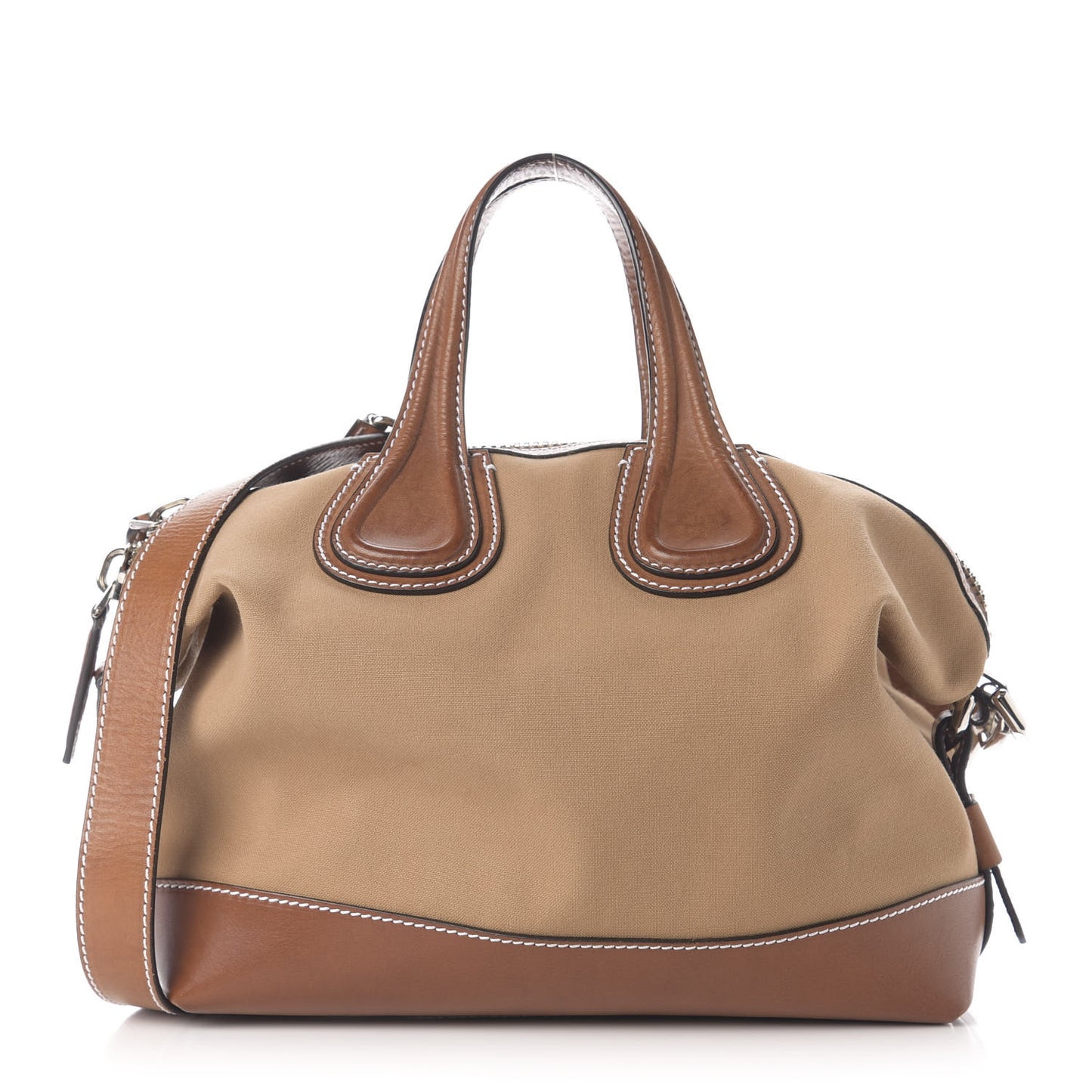 Canvas Calfskin Small Nightingale Medium Beige