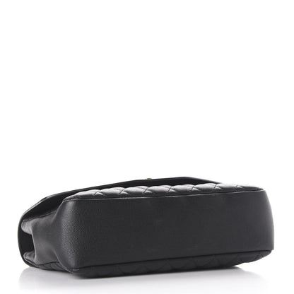 Chanel Calfskin Caviar Quilted Flap Black 3 of 9