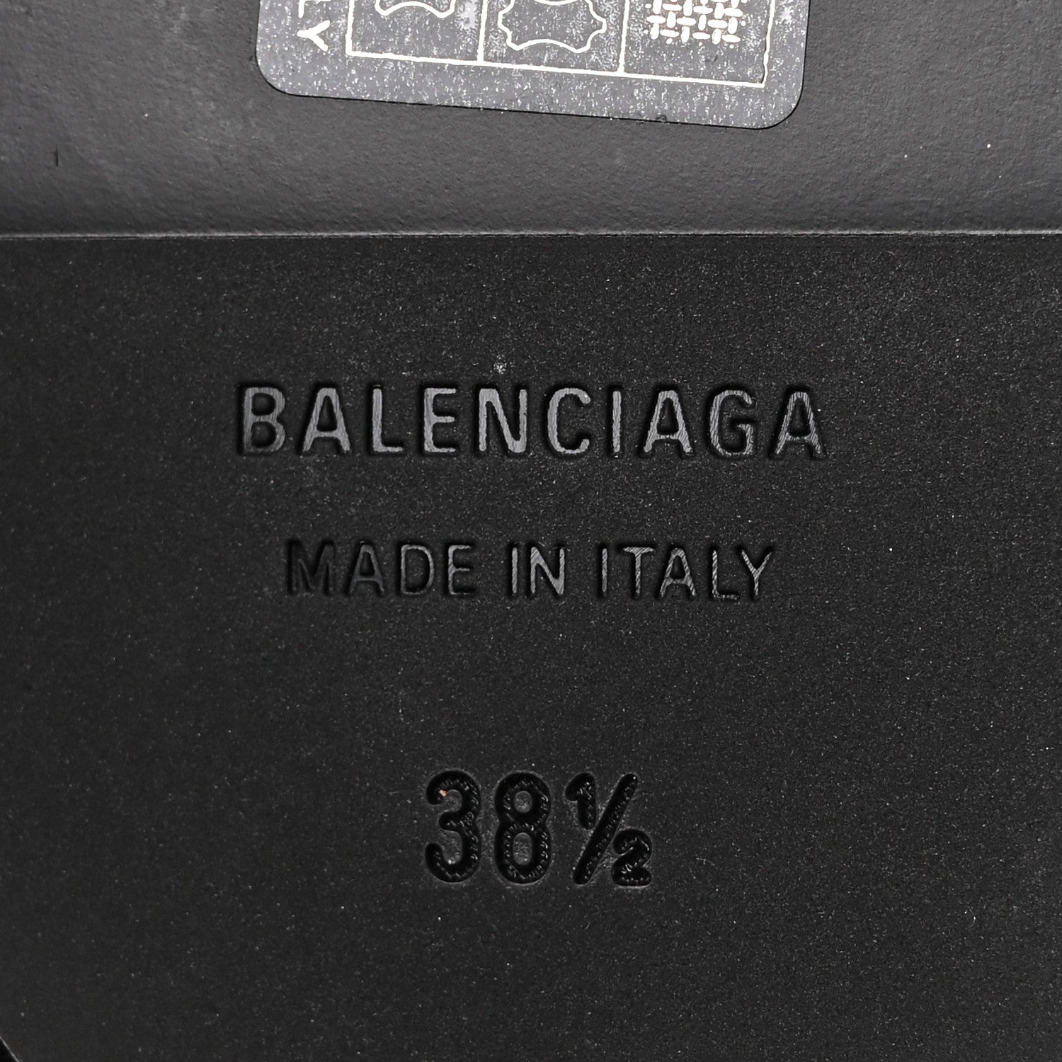 Balenciaga Faux Shearling Cosy BB Mules 38.5 Black 6 of 7