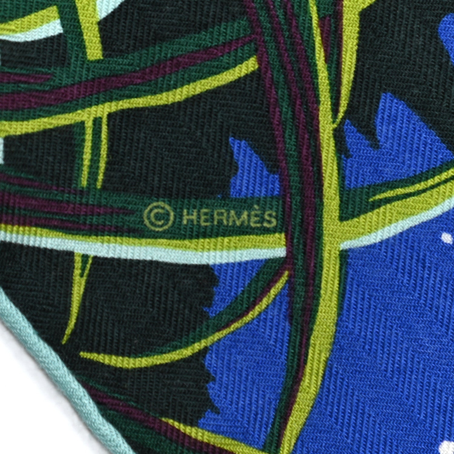 Hermes Cashmere Silk Tyger Tyger Shawl 140 5 of 6