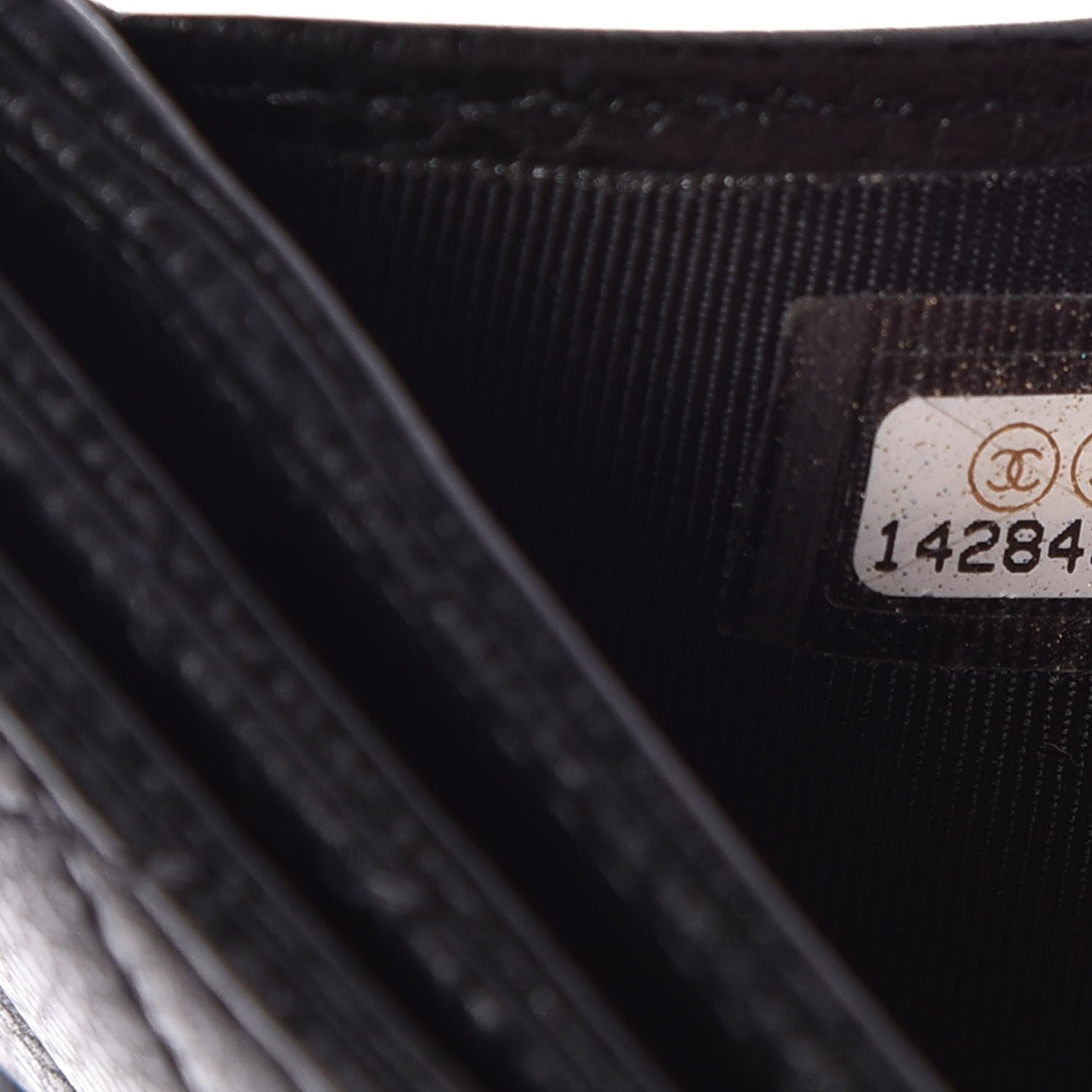 Chanel Caviar Quilted Compact French Flap Wallet Black 8 of 10