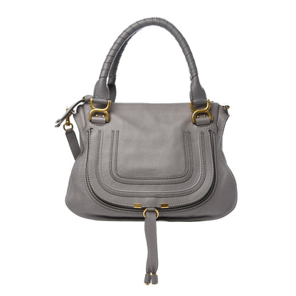 Chloe Calfskin Medium Marcie Satchel Cashmere Grey 1 of 13