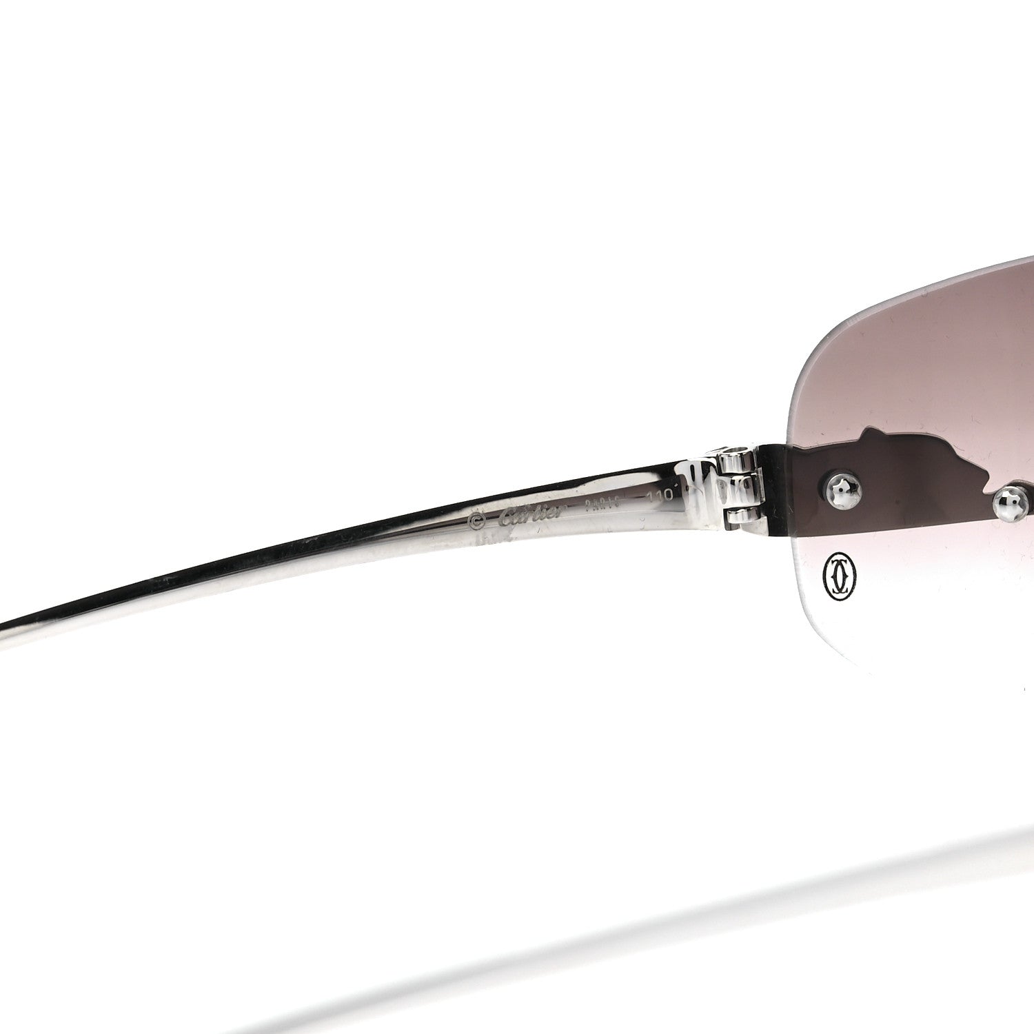 Cartier Panthere De Cartier Sunglasses Grey 5 of 8