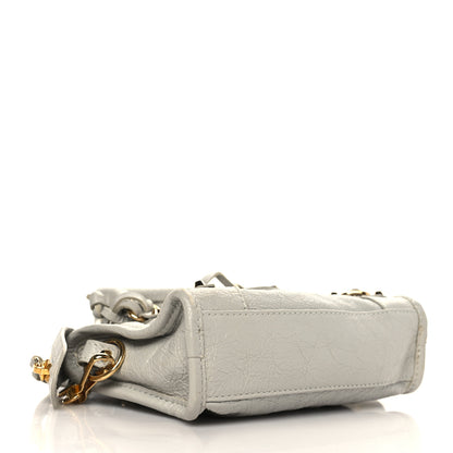 Balenciaga Agneau Classic Gold Hardware Nano City Nuage 3 of 8