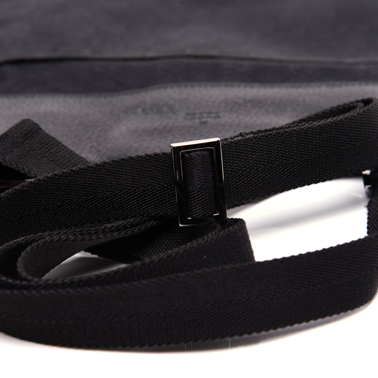 Monogram Messenger Crossbody Bag Black