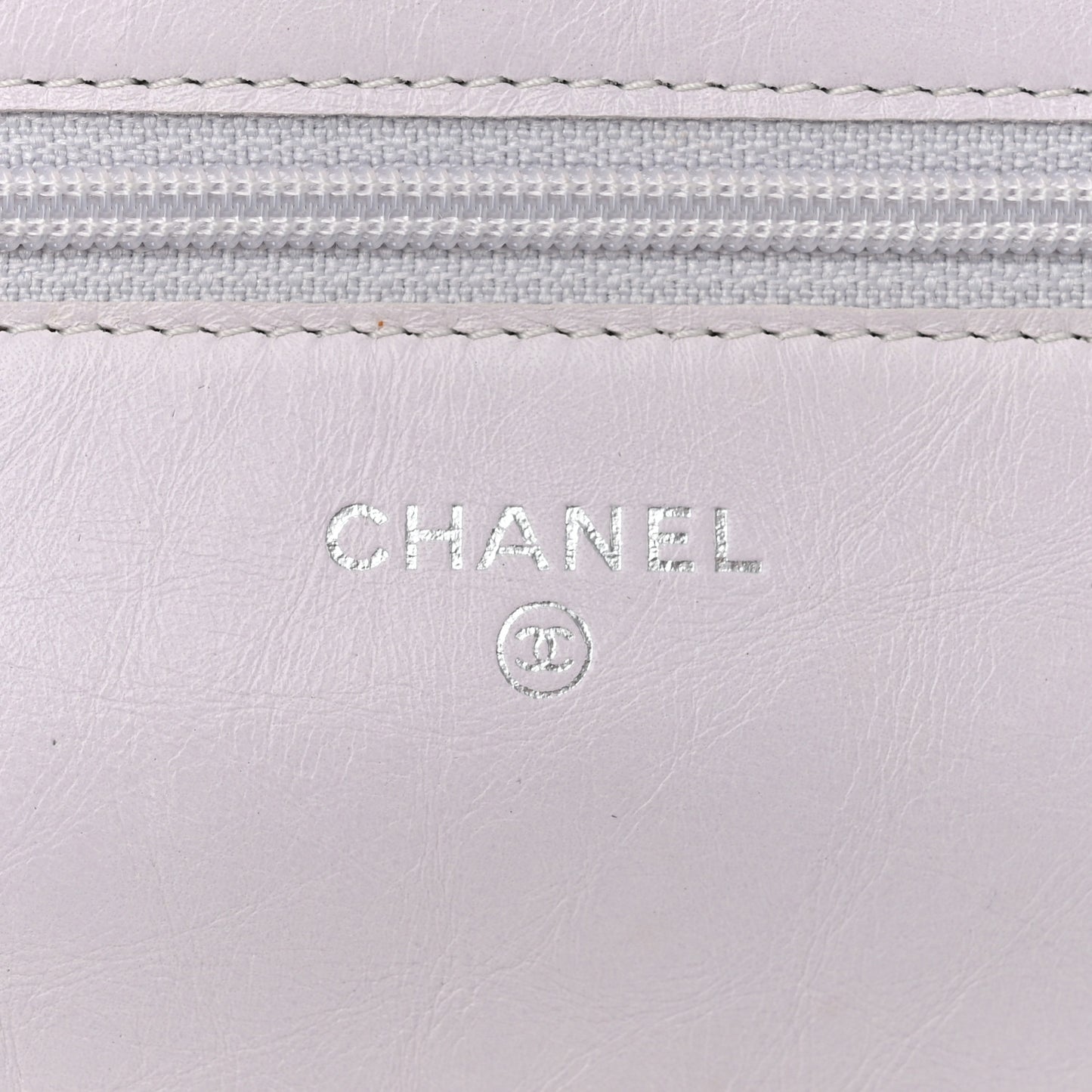 Aged Calfskin Quilted Reissue Wallet On Chain WOC White