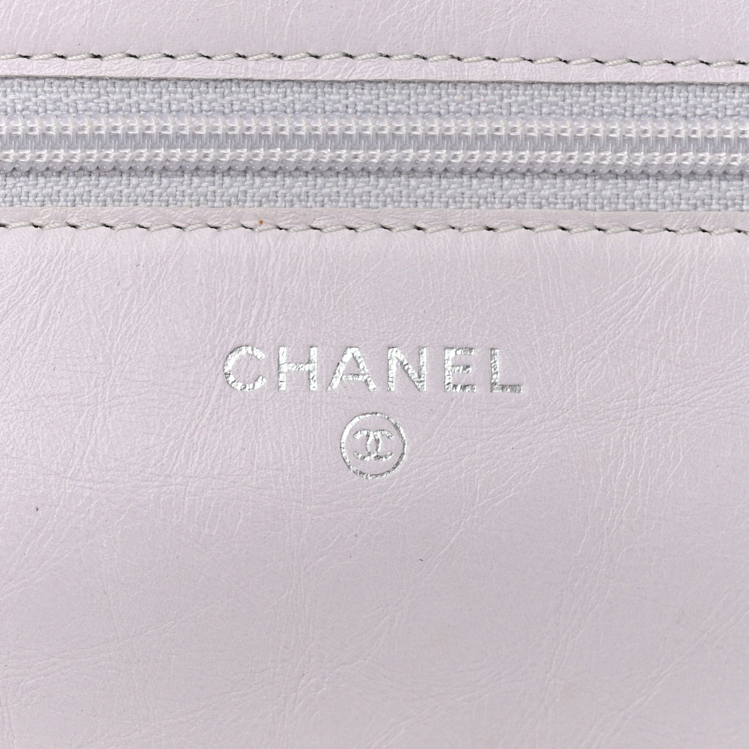 Chanel Aged Calfskin Quilted Reissue Wallet On Chain WOC White 6 of 12
