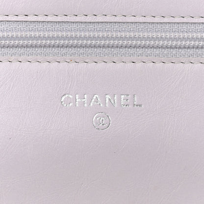 Chanel Aged Calfskin Quilted Reissue Wallet On Chain WOC White 6 of 12