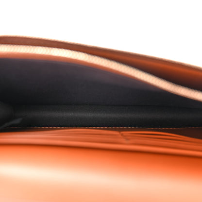 Fendi Vitello King Tamponato Logo Embossed Medium Wallet On Chain Cuoio 5 of 11