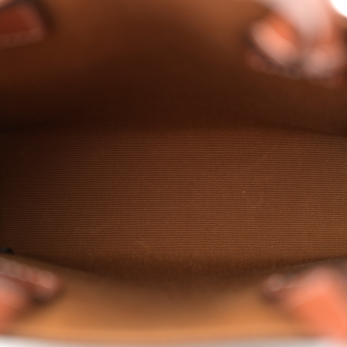 Triomphe Canvas Calfskin Mini Vertical Cabas Tan