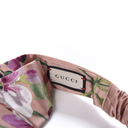 Gucci Silk Blooms Print Headband Pink 5 of 7