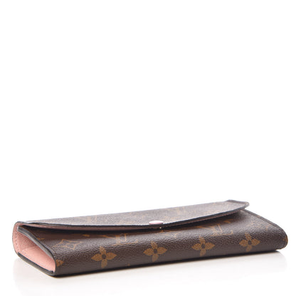 Louis Vuitton Monogram Emilie Wallet Rose Ballerine 4 of 8