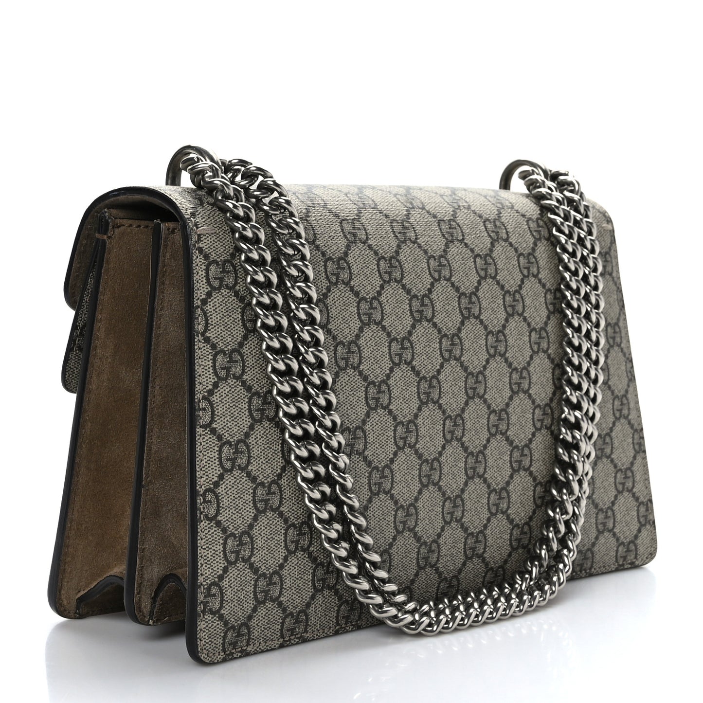 GG Supreme Monogram Small Dionysus Shoulder Bag Taupe