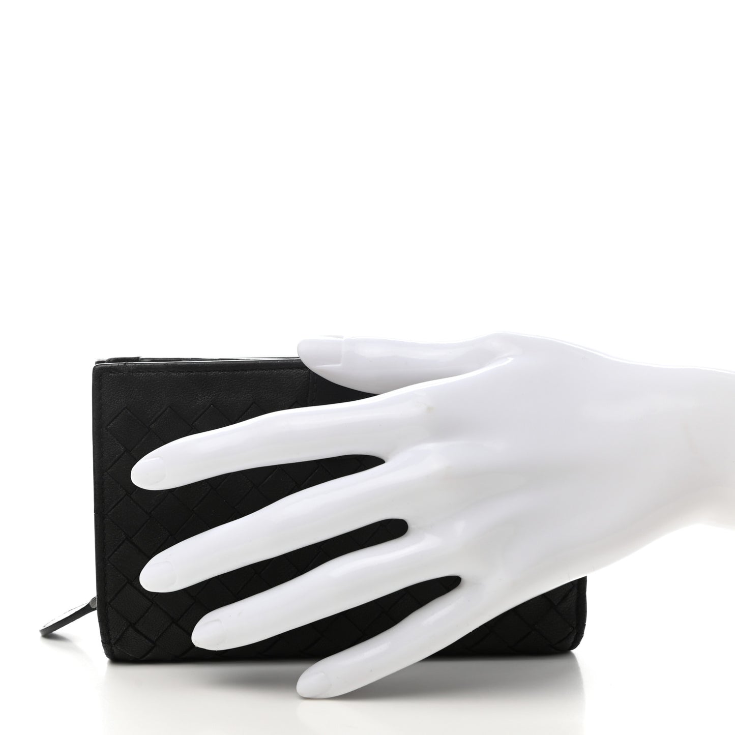 Nappa Intrecciato Continental Wallet Black