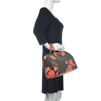 Louis Vuitton Monogram Roses Speedy 30 2 of 16