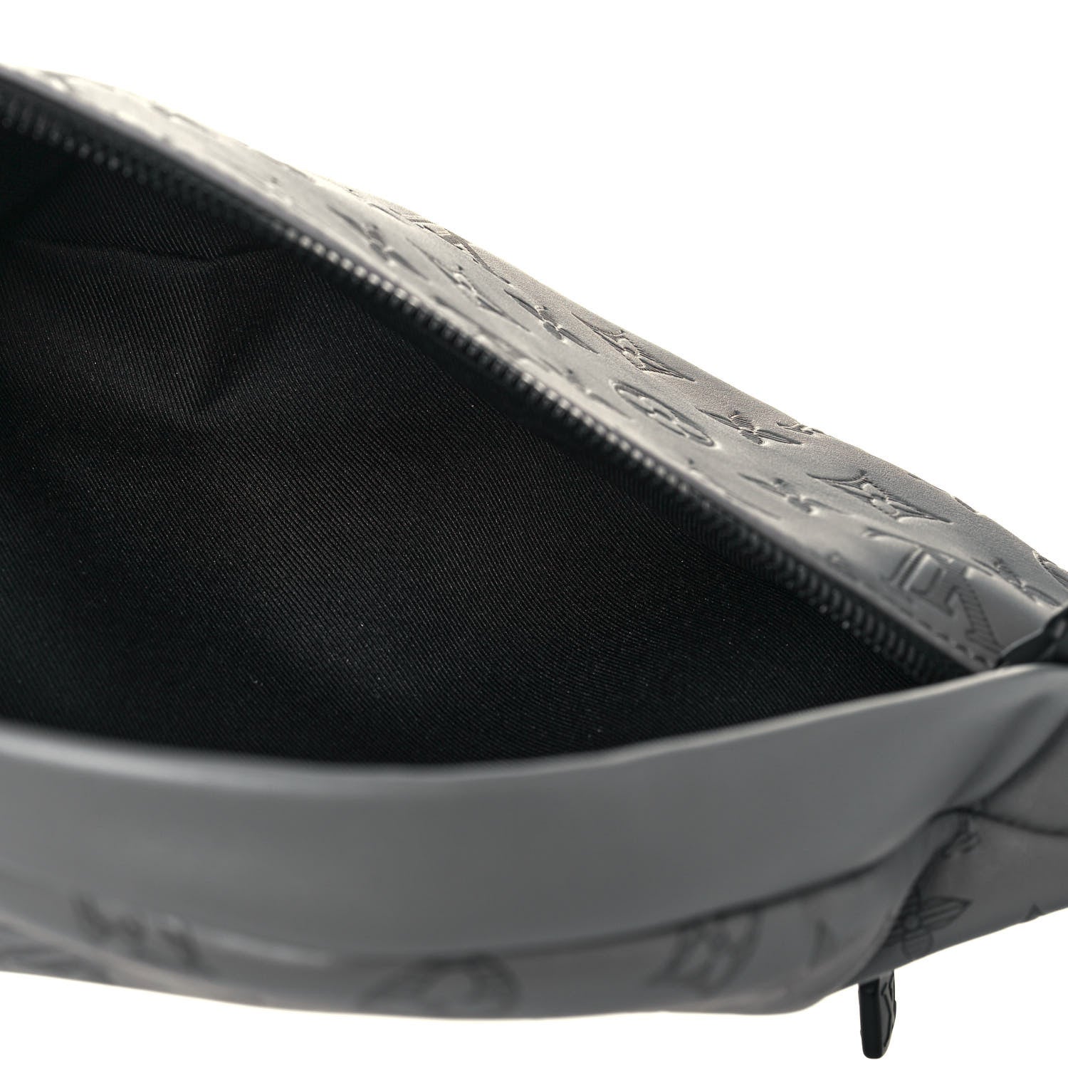 Louis Vuitton Calfskin Monogram Shadow Discovery Bumbag PM Gray 3 of 11