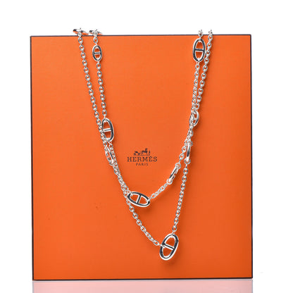 Hermes Sterling Silver Farandole Necklace 120 6 of 6