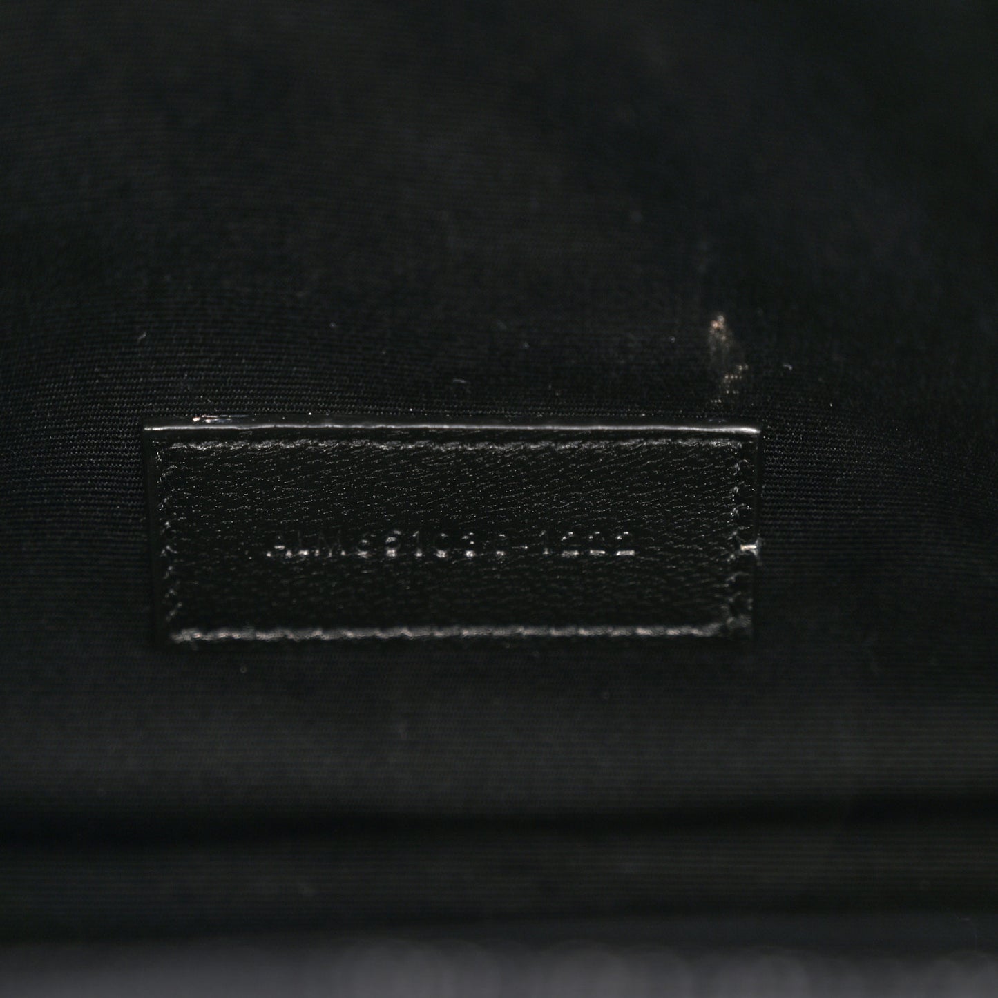 Grain De Poudre Textured Mixed Matelasse Triquilt Monogram Clutch Black