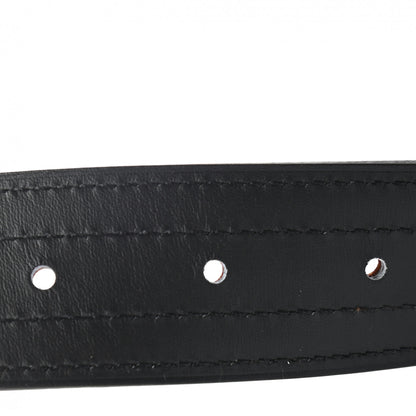 Hermes Swift 32mm Collier De Chien CDC Belt 75 Black Gold 4 of 5
