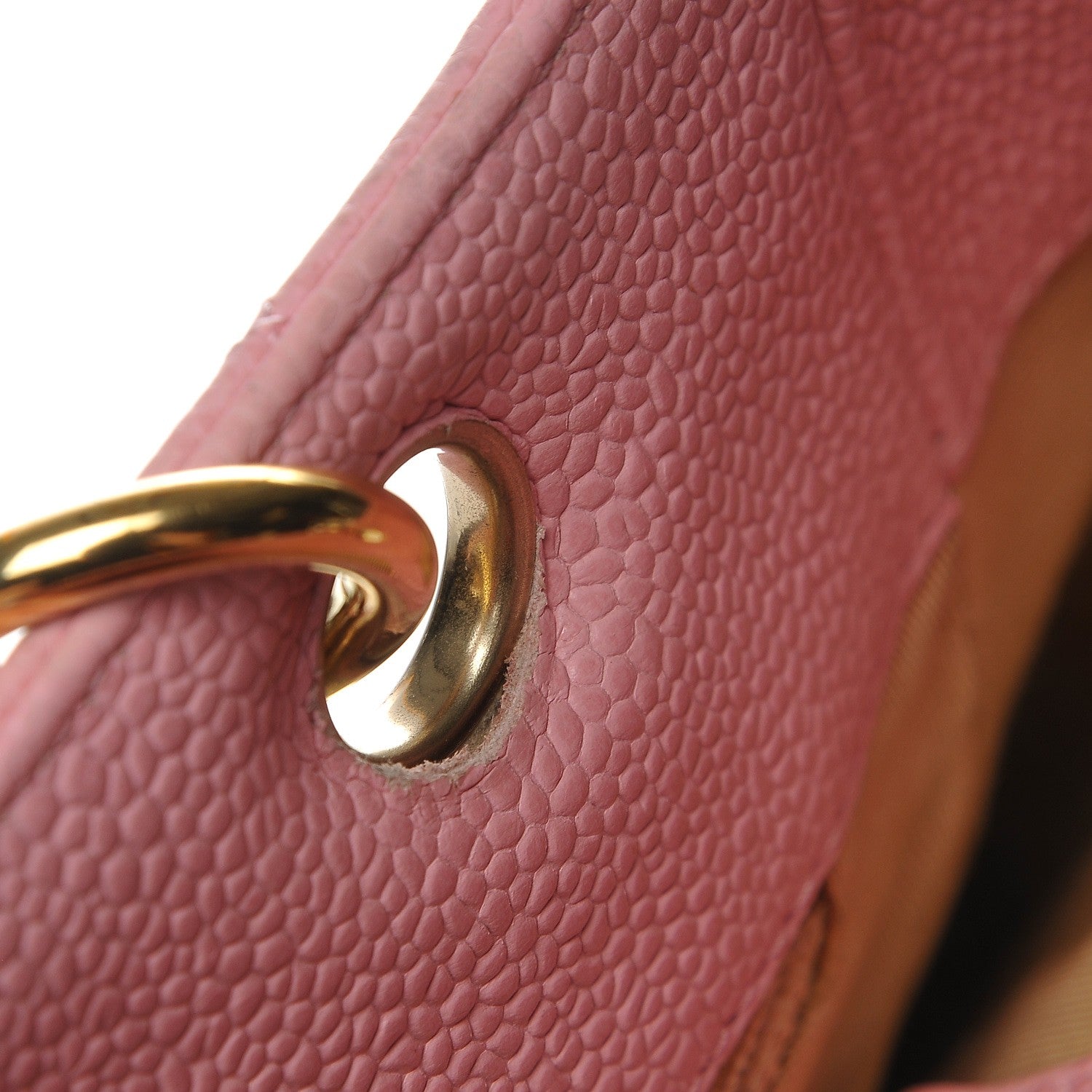 Chanel Caviar Quilted Petit Shopping Tote PST Pink 8 of 8