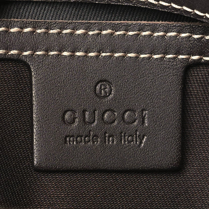 Gucci GG Plus Monogram Selleria Calfskin Medium Messenger Bag Beige Ebony Cocoa Dark Chocolate 6 of 11