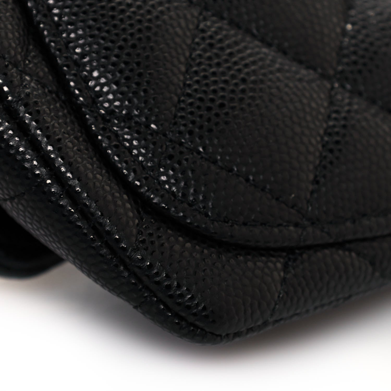 Chanel Caviar Quilted Glasses Case With Chain Black 12 of 14