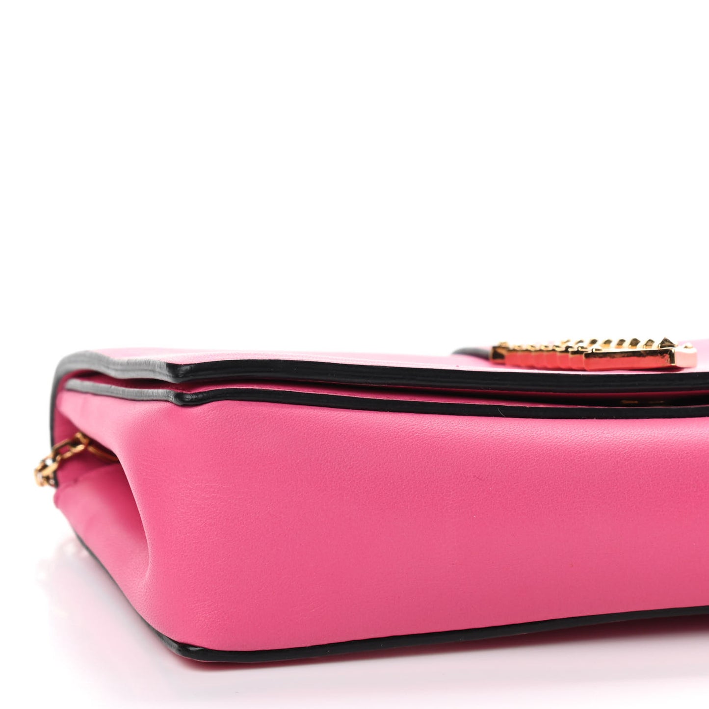 Vitello Chain Shoulder Bag Pink