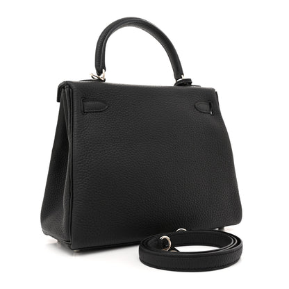 Hermes Togo Kelly Retourne 25 Black 3 of 11