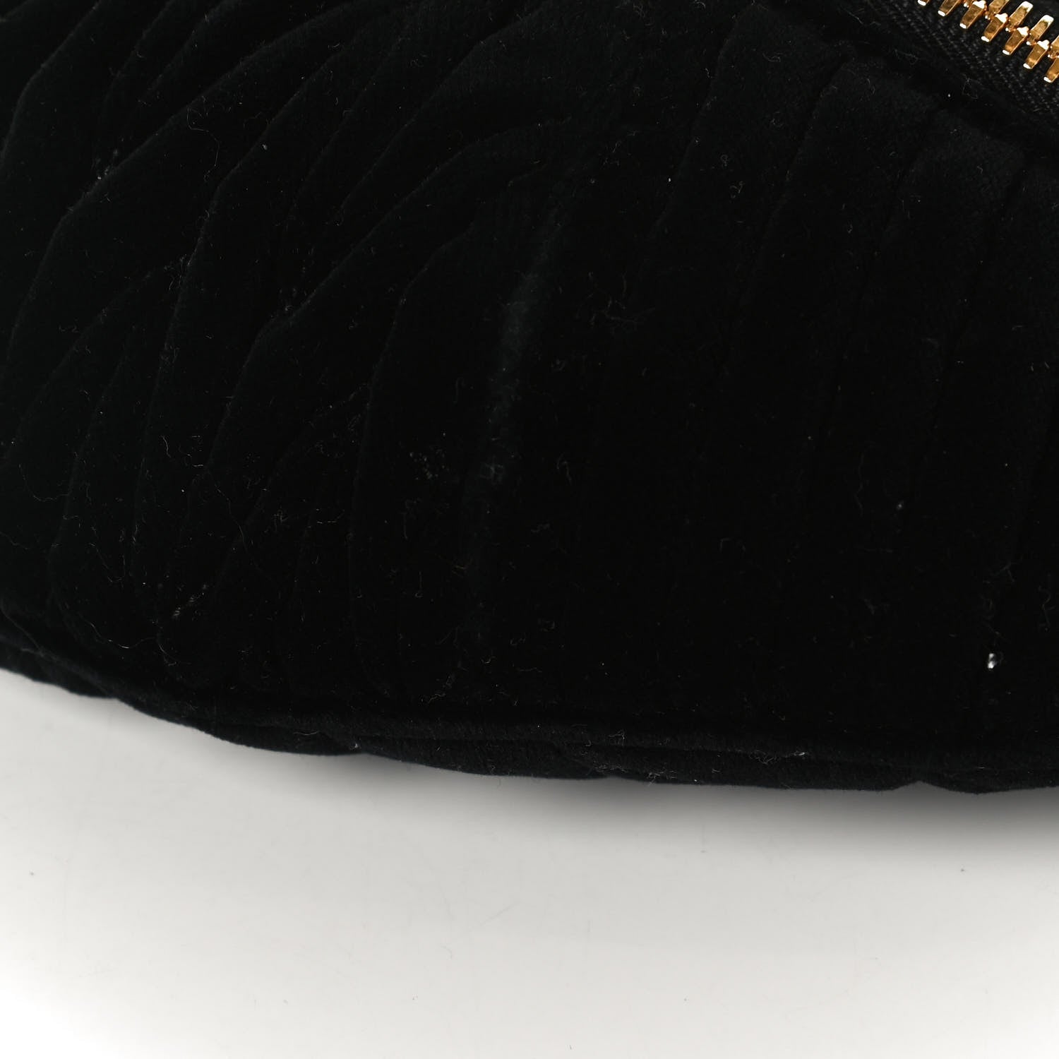 Miu Miu Velvet Matelasse Belt Bag Black 11 of 12