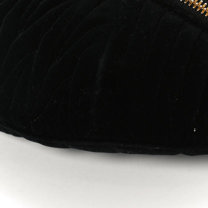 Miu Miu Velvet Matelasse Belt Bag Black 11 of 12