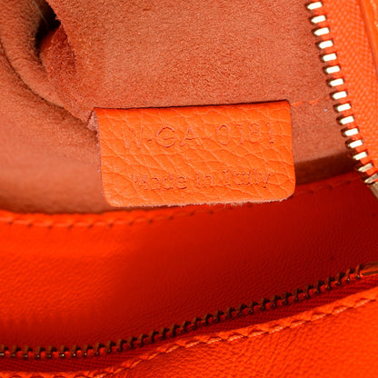 Celine Python Vertical Cabas Fluo Orange 7 of 7