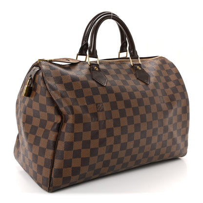 Louis Vuitton Damier Ebene Speedy 35 4 of 19