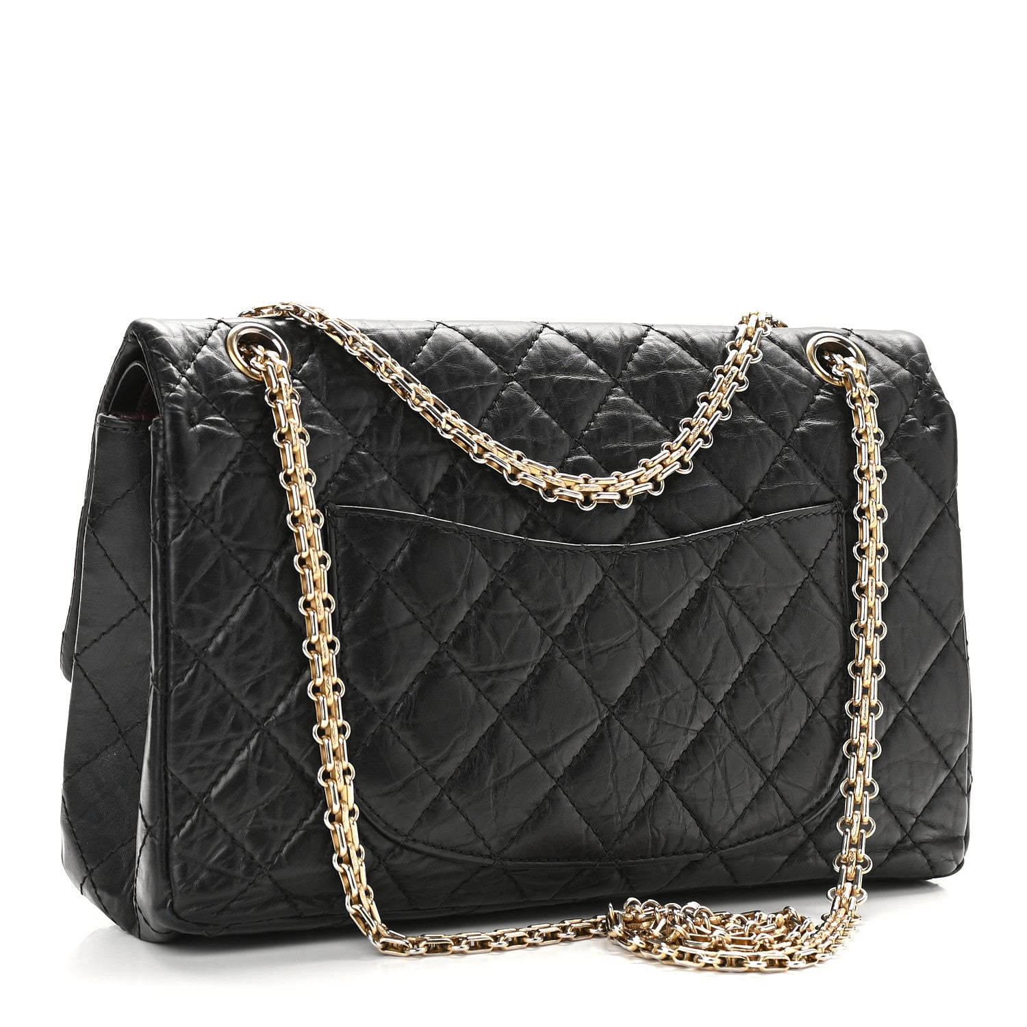 Chanel Aged Calfskin Quilted 2.55 Reissue 226 Flap Black 3 of 11