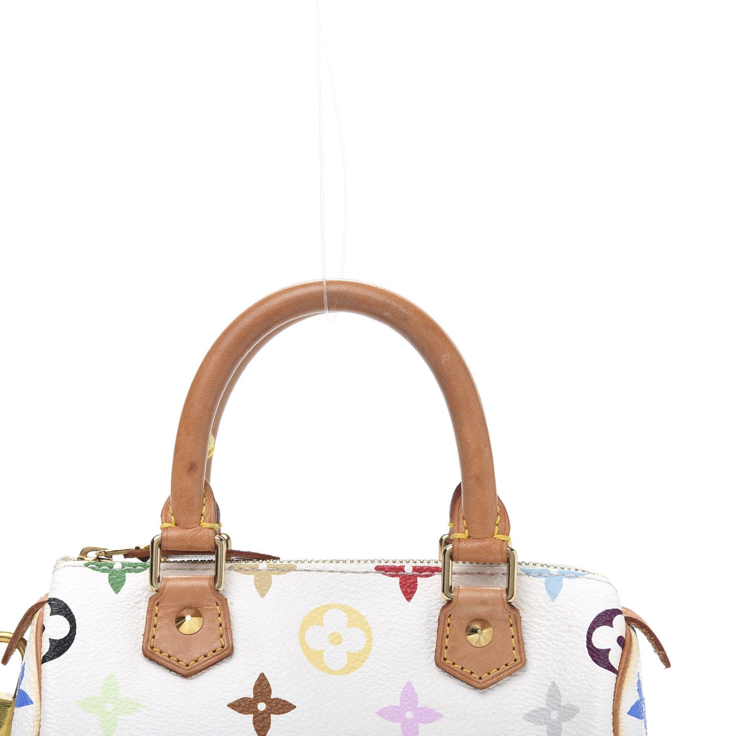 Louis Vuitton Monogram Multicolor Mini Sac HL Speedy White 13 of 13