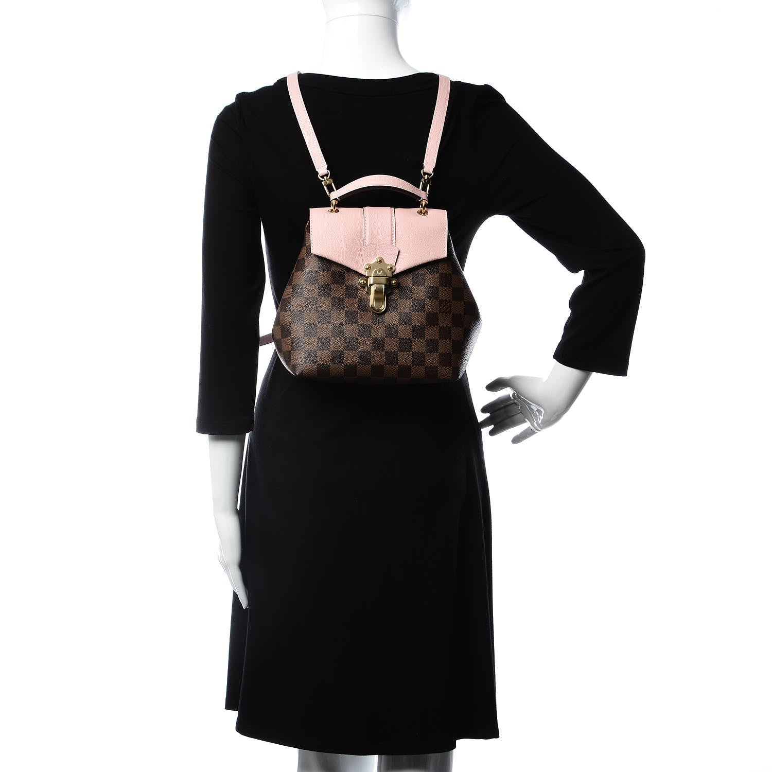 Louis Vuitton Damier Ebene Clapton Backpack Magnolia 2 of 8