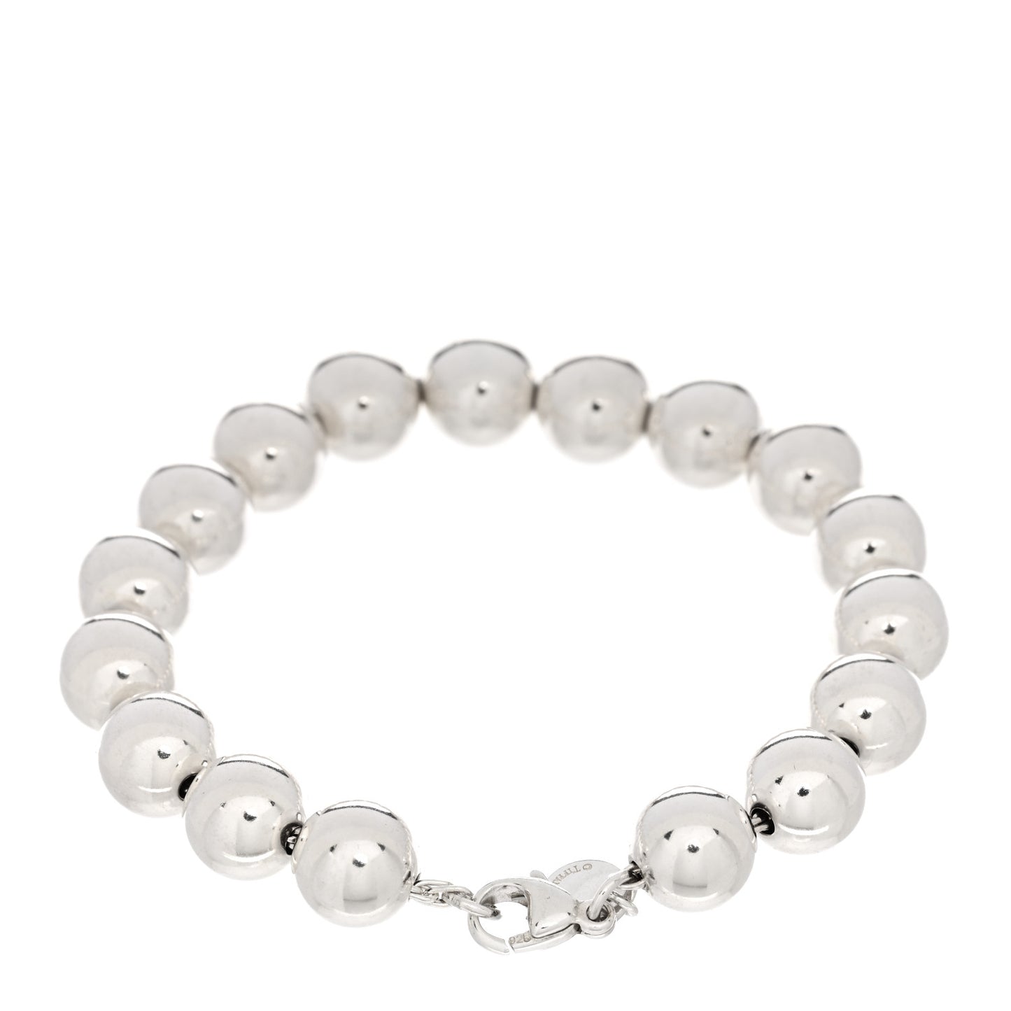 Sterling Silver 10mm Hardwear Ball Bracelet