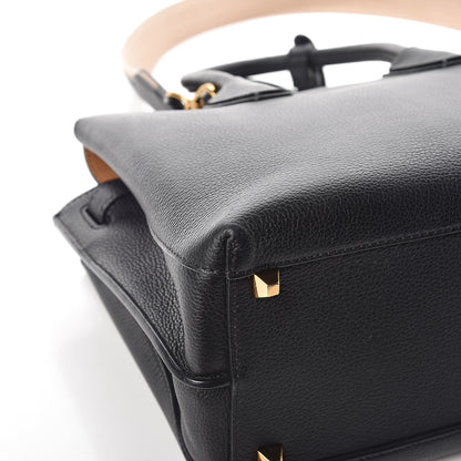 MCM Grained Calfskin Medium Milla Tote Black 13 of 13