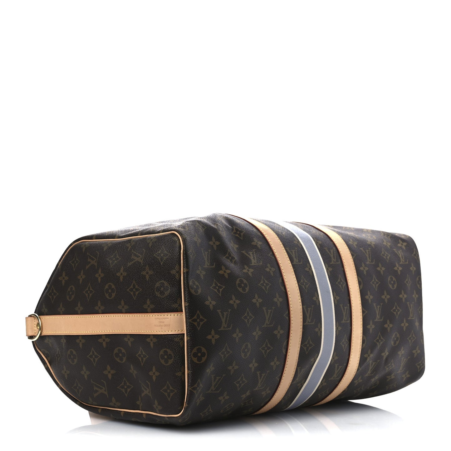 Monogram My LV Heritage Keepall Bandouliere 50 Light Gray White
