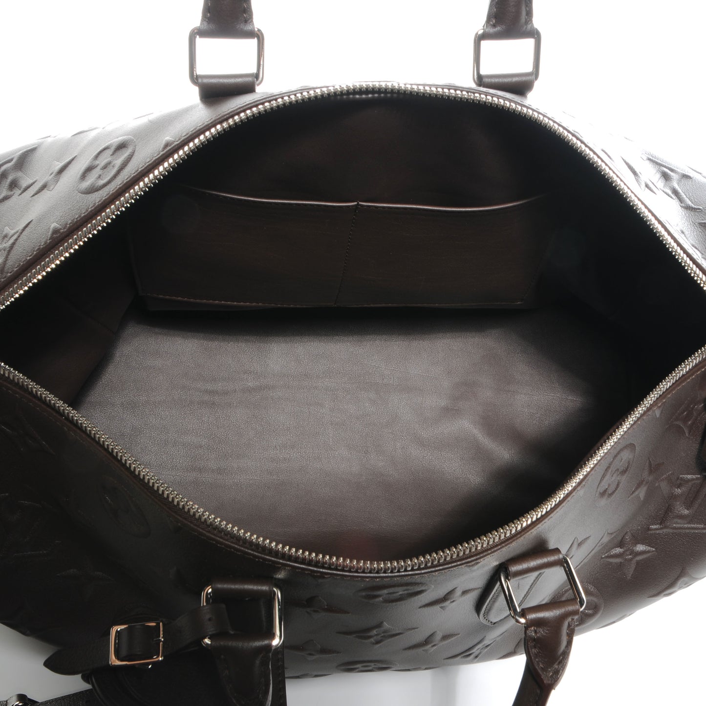 EDUN Monogram Revelation Keepall 45 Bandouliere Brown