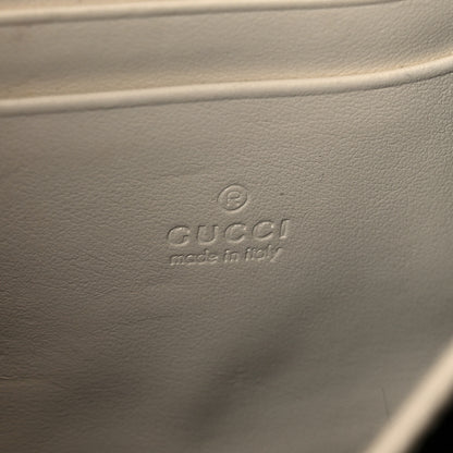 Gucci Calfskin Matelasse GG Marmont Chain Wallet Mystic White 5 of 10