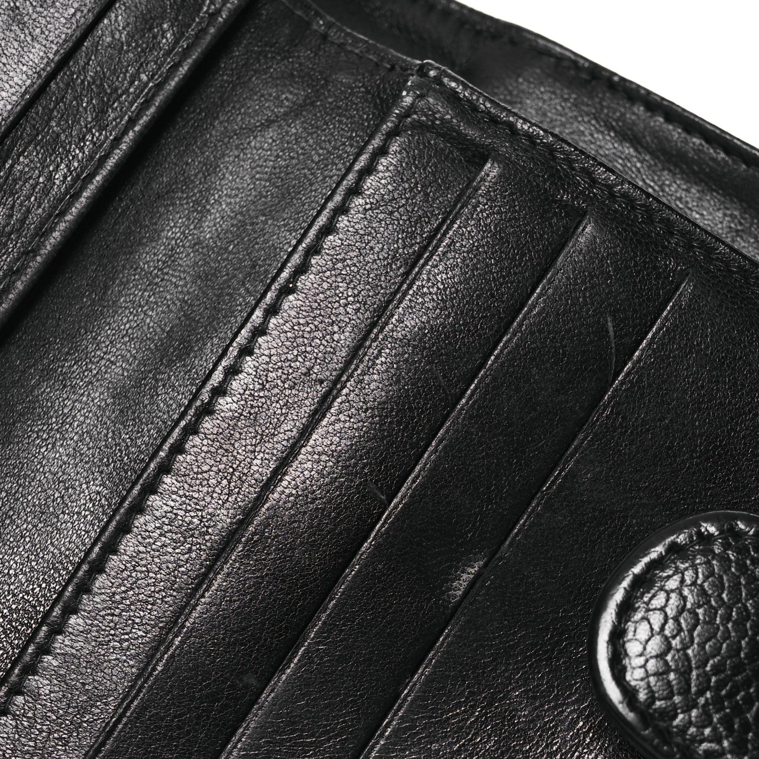 Chanel Caviar Timeless CC Compact French Wallet Black 13 of 16