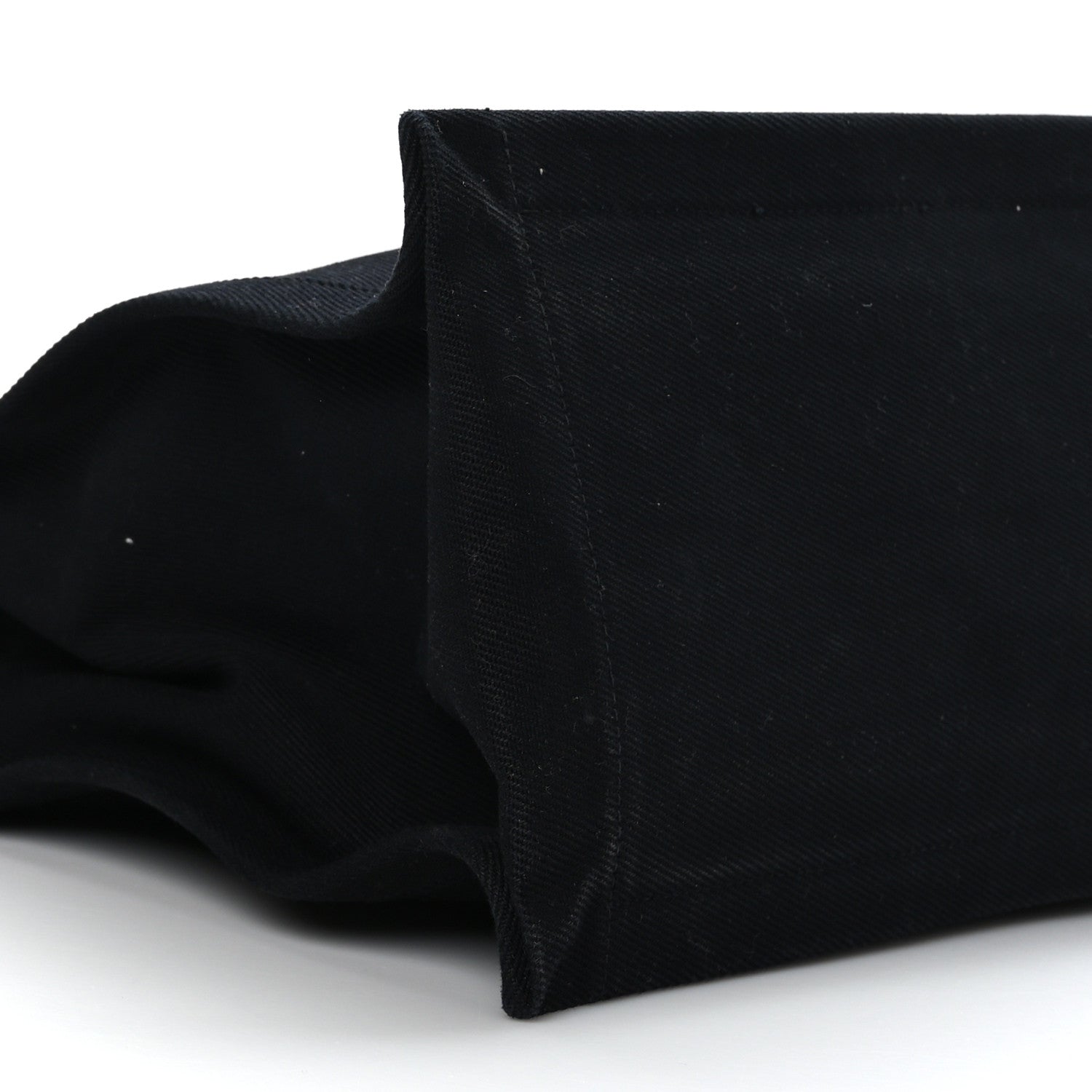 Saint Laurent Linen Calfskin Rive Gauche Tote Black 7 of 8