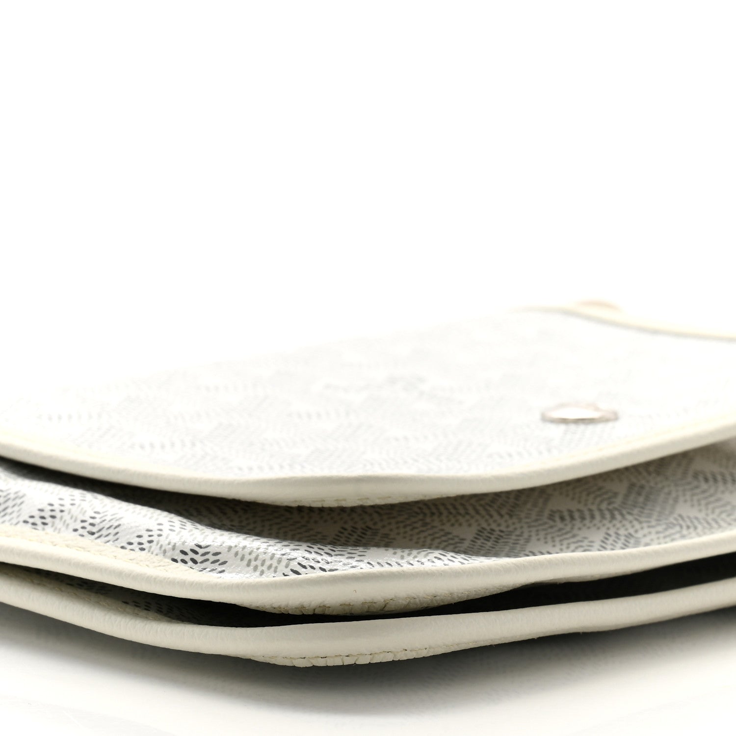 Goyard Goyardine Plumet Wallet Clutch White 8 of 9